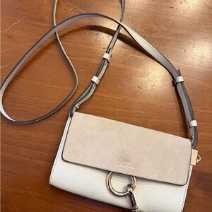 Chloe Cream and Gray Women's Bag